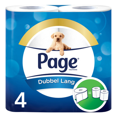 Page Dubbel lang toiletpapier