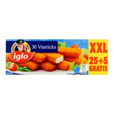 Iglo Vissticks 30 Stuks XXL