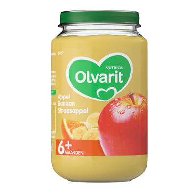 Olvarit Appel banaan sinaasappel 6+ mnd