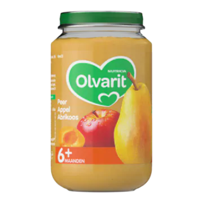 Olvarit Peer Appel Abrikoos 6+ Maanden