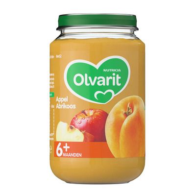 Olvarit Appel abrikoos 6+ mnd