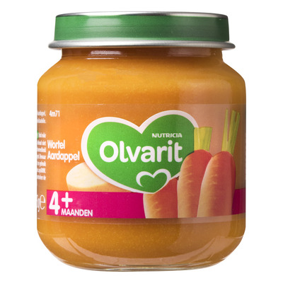 Olvarit Wortel aardappel 4+ mnd