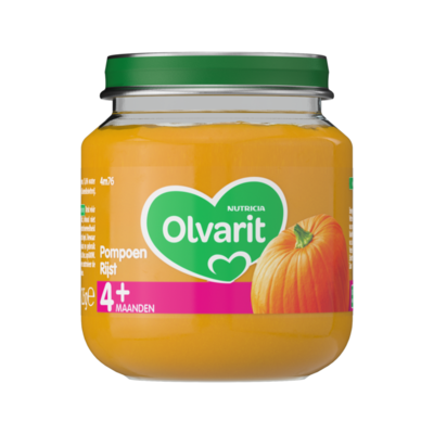 Olvarit Pompoen Rijst 4+ Maanden