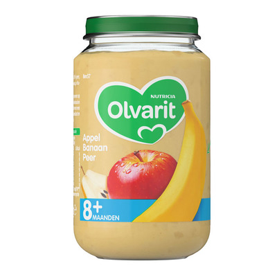 Olvarit Appel banaan peer 8+ mnd