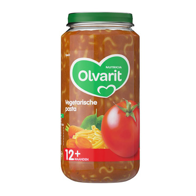 Olvarit Vegetarische pasta 12+ mnd