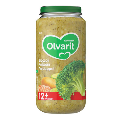 Olvarit Broccoli kalkoen aardappel 12+ mnd