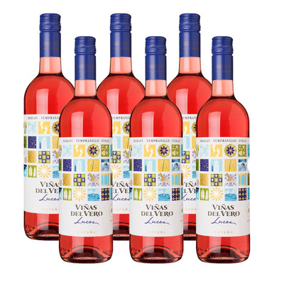 Viñas del Vero 6 x Luces rosado