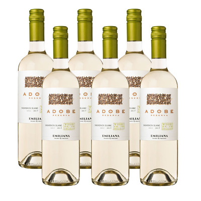 Adobe 6 x Sauvignon Blanc Reserva