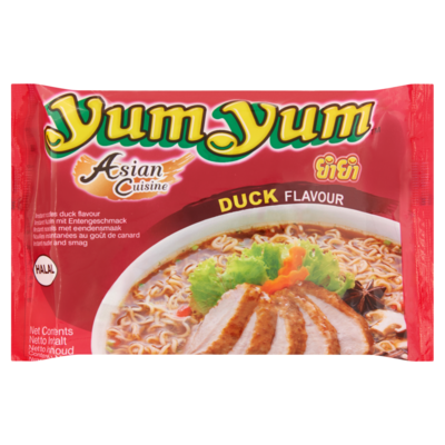 Yum Yum Asian Cuisine Instant Noedels met Eendensmaak 60 g