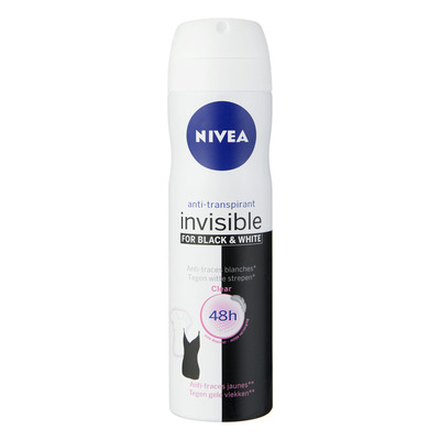 Nivea Invisible for black & white clear spray
