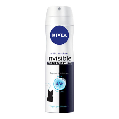 Nivea For men inv. black&white fresh 48h spray