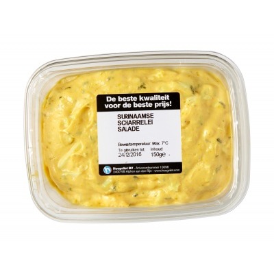 Huismerk Surinaamse vrije uitloopei BL salade