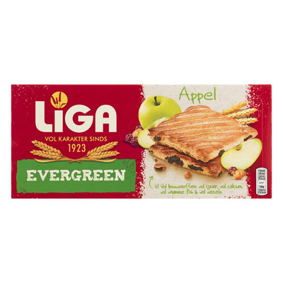 Liga Evergreen biscuits appel