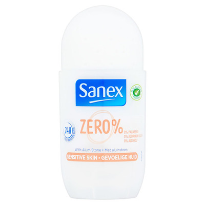 Sanex Zero% sensitive skin deodorant roller