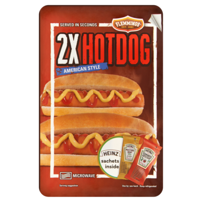 Flemmings 2 Hotdog American Style 218,5 g