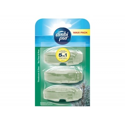 Ambi Pur Toiletblok tea tree & pine navulling