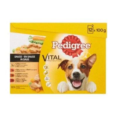 Pedigree Pouch adult selection