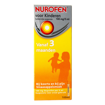 Nurofen Suikervrije suspensie voor kinderen