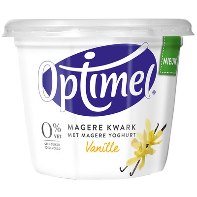 Optimel Magere kwark vanille 0% vet