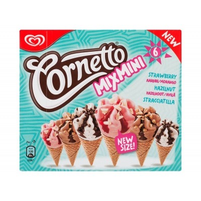 Ola IJs mix aardbei-hazelnoot- stracciatella