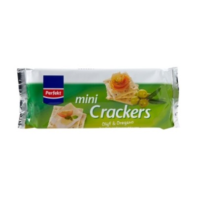 Huismerk Mini crackers olijf & oregano