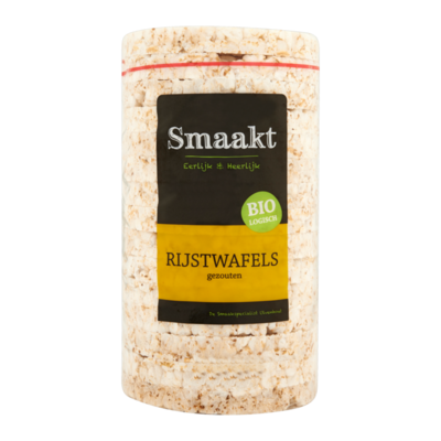 Smaakt Biologisch Rijstwafels Gezouten