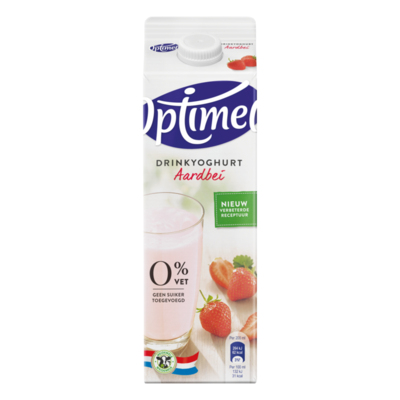 Optimel Drinkyoghurt Aardbei