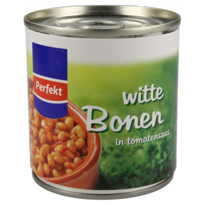 Huismerk Witte bonen in tomatensaus
