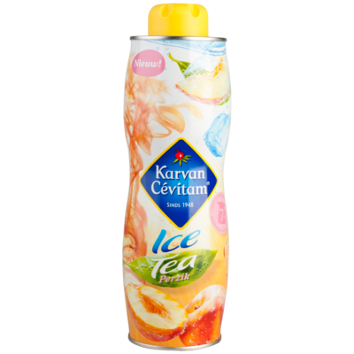 Karvan Cevitam Limonadesiroop ijsthee perzik