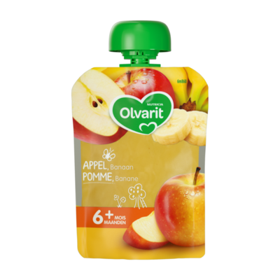 Olvarit Appel Banaan 6+ Maanden
