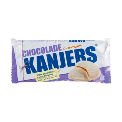 Kanjers Witte chocolade caramelwafels