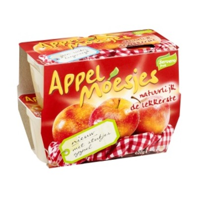 Servero Appelmoesjes met stukjes appel