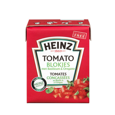 Heinz Tomato blokjes met basilicum en oregano