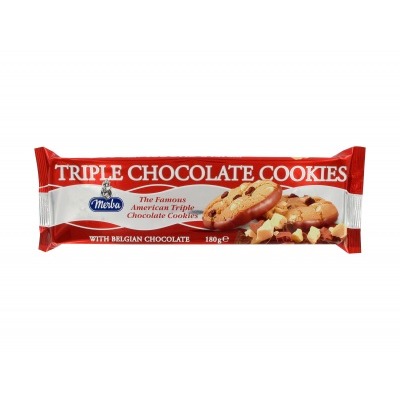 Merba Triple chocolate cookies