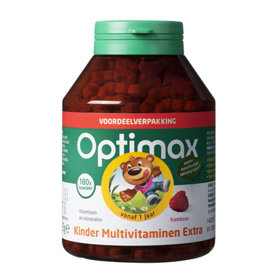 Optimax Kinder multi extra framboos