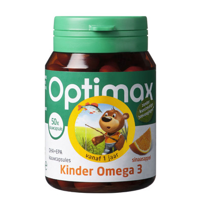 Optimax Kinder omega-3 kauwtabletten
