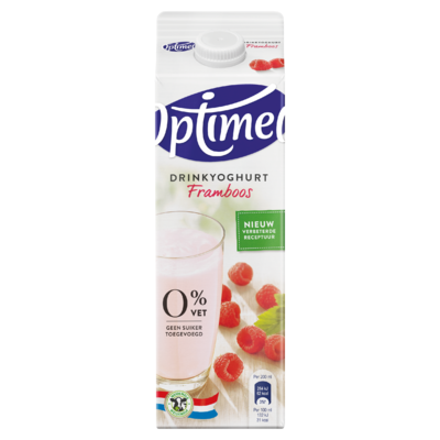 Optimel Drinkyoghurt Framboos 1 L