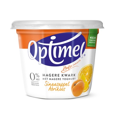 Optimel Magere kwark sinaasappel abrikoos