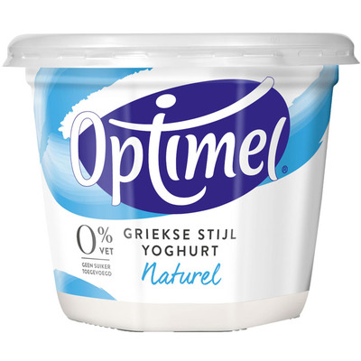 Optimel Magere Griekse stijl yoghurt naturel