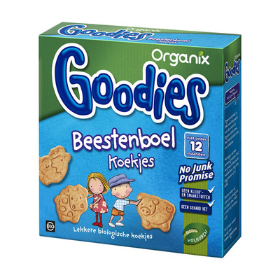 Organix Goodies beestenboel koekjes 12+ mnd