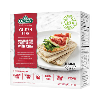 Orgran Multigrain crispy bread with chia