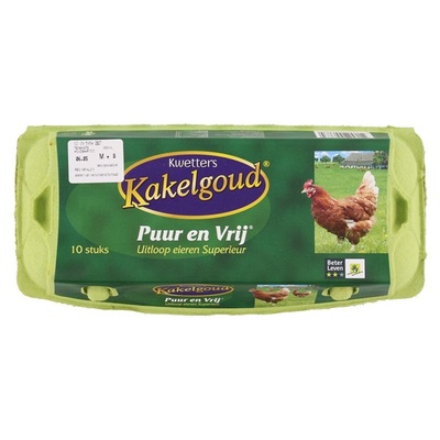 Kakelgoud Uitloopeieren Puur En Vrij