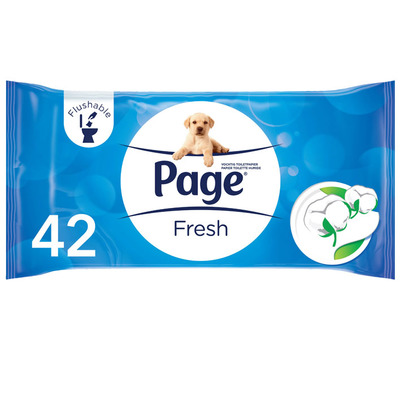Page Vochtig toiletpapier fresh