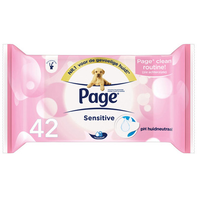 Page Vochtig toiletpapier sensitive