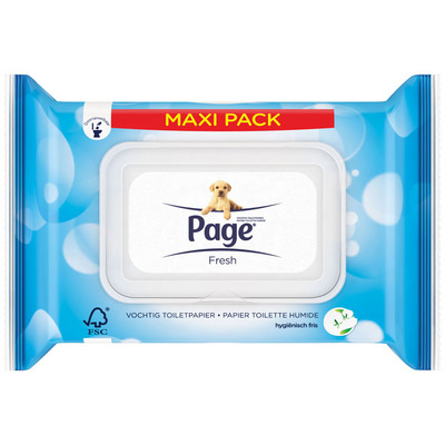 Page Fresh vochtig toiletpapier voordeel