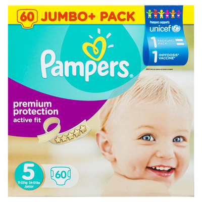 Pampers Active fit luiers maat5 (junior) 11-23kg