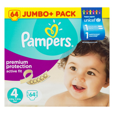 Pampers Active fit luiers maat 4 (maxi) 7-18 kg