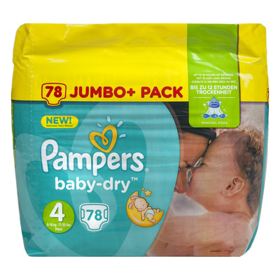 Pampers Baby-dry luiers maat 4 (maxi) 7-18kg
