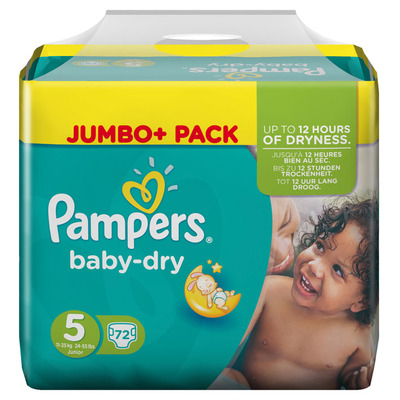 Pampers Baby-dry luiers maat 5 (junior) 11-25kg
