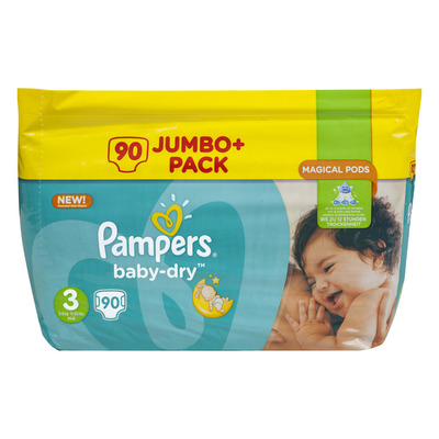 Pampers Baby-dry luiers maat 3 (midi) 4-9kg